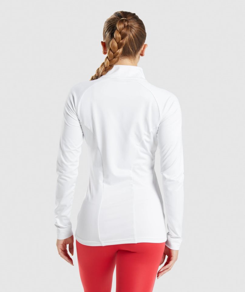 Women's Gymshark Training Jackets White | CA 0N635A